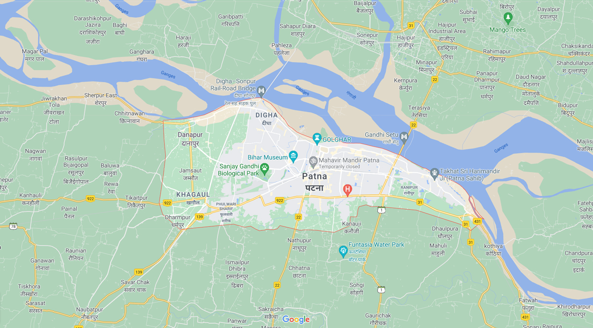 WTC Patna Location Map